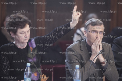 Sesja Rady Miasta Sopotu. Nz. Barbara Gierak-Pilarczyk.
05.04.2013
fot....