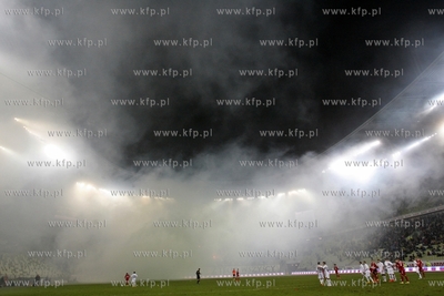 PGE Arena. Mecz omistrzostwo T-Mobile Ekstarklasy Lechia...