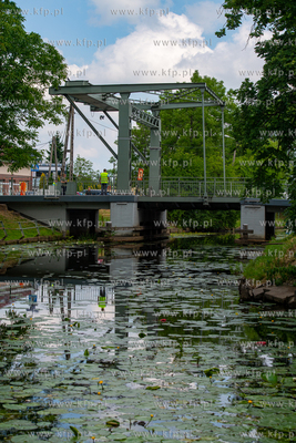 Most zwodzony na Tudze w Nowym Dworze Gdańskim na...