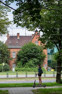 Hulajnoga elektryczna na minuty. 21.06.2019  Fot. Anna...