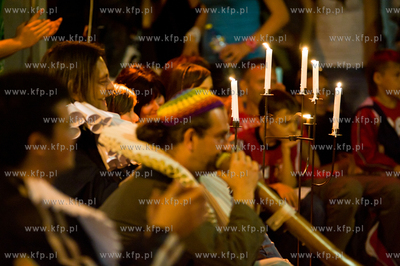Gdansk. Ul Dluga. Teatr w Oknie. Festiwal Szekspirowski....