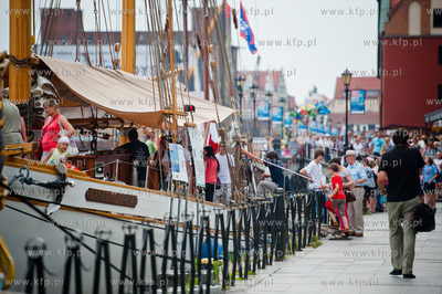 Gdansk. Zlot Zaglowcow Baltic Sail Gdansk 2013. Festiwal...