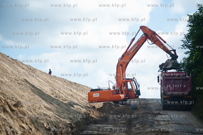 Gdansk. Ul. Franciszka Rakoczego. Budowa Pomorskiej...