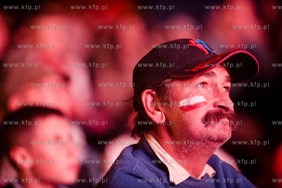 Gdansk. Targ Weglowy. Strefa kibica towarzyszaca Mistrzostwa...