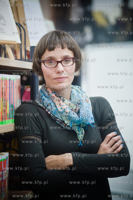 Gdansk. Biblioteka Manhattan w CH Manhattan. Spotkanie...