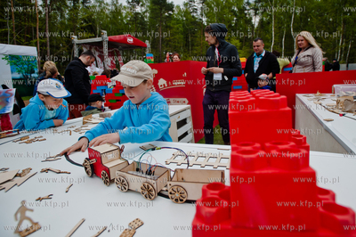 Gdansk. Matarnia. Kolej na PKM - Dzien Otwarty powstajacej...