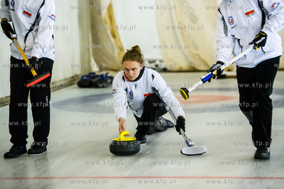 Gdansk. Hala Oliwia. Tor Curlingowy. Mecz 5 kolejki...
