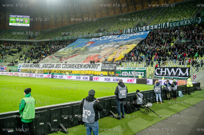 Stadion Energa Gdansk. Mecz o mistrzostwo Ekstraklasy....