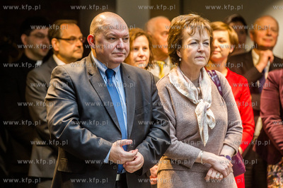 Gdansk. Uroczystosc oficjalnego otwarcia nowej siedziby...