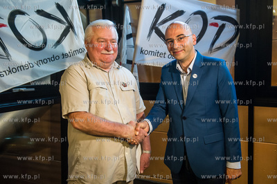 Gdansk. Europejskie Centrum Solidarnosci. Spotkanie...