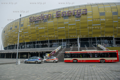 Stadion Energa Gdańsk. Ćwiczenia służb ratowniczych...