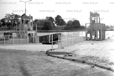 Pomost promowy promu łączącego Nowy Port z Westerplattem...