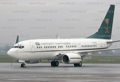 Gdansk, Rebiechowo Nz. Boeing 737-7AJ BBJ NAS National...