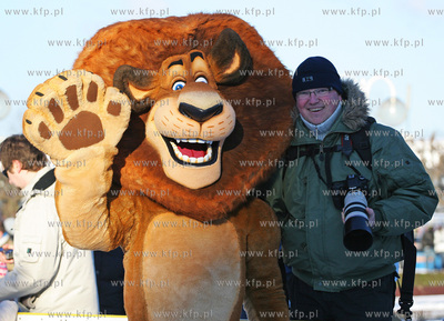 Sopot, Molo. Wizyta Lwa Alexa, jednego z bohaterow...