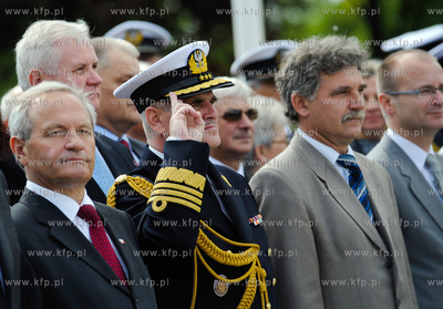 Gdynia. Swieto Marynarki Wojennej. Uroczystosc zmiany...
