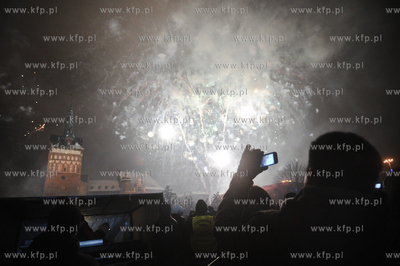 Impreza sylwestrowa na Targu Weglowym w Gdansku 31.12.2010...
