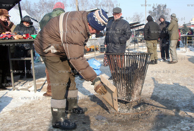 Elblag - z powodu niskich temperatur  pracownicy Miejskiego...
