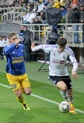 Gdynia. Meczu polfinalowy Pucharu Polski Arka Gdynia...