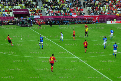 GdaA"sk, PGE ARENA. Mecz grupy C Hiszpania - WA ochy....