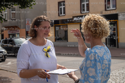 Lato w Kartuzach. Nz. kandydatka opozycji do Senatu...