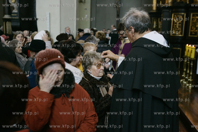 Gdansk, kosciol sw. Mikolaja. Sroda popielcowa.06.02.2008fot....
