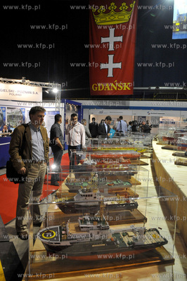 Gdansk. Hala Olivia. XV Międzynarodowe Targi Morskie...