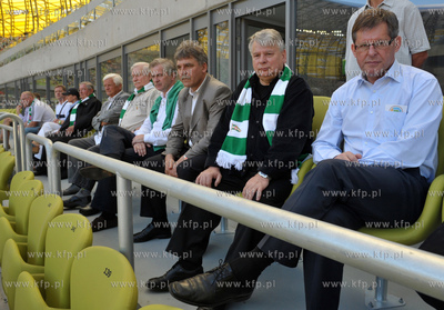 Mecz inauguracyjny na PGE Arena w Gdansku pomiedzy...