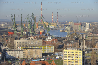 Stocznia Gdańsk, dawna Gdańska. 20.11.2009 Fot. Maciej...