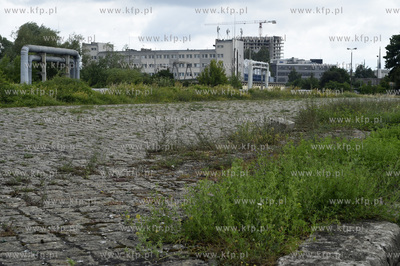 Gdynia. Dawna bocznica kolejowa tzw. międzytorze czyli...