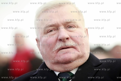 Gdansk Rebiechowo. Lotnisko im. Lecha Walesy. Uroczyste...