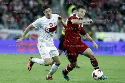 Gdansk. PGE Arena. Mecz towarzyski Polska- Dania. Nz....