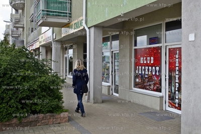 Salon gier przy ul. Jana Pawla II w Gdansku Zaspie....
