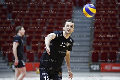 Ergo Arena.Trening zespołu Lotos Trefl Gdańsk. Nz....