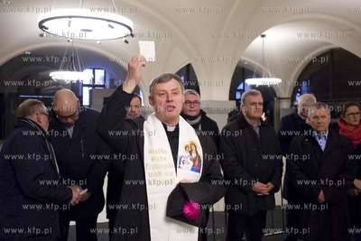 Gdańsk. Wigilia dla samotnych i potrzebujących. Nz....