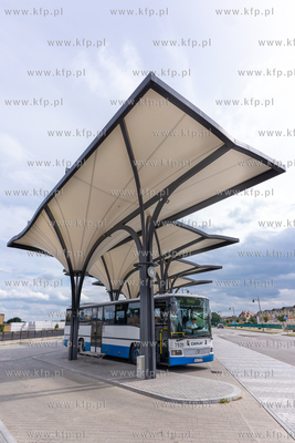Kartuzy. Nowy dworzec autobusowy. 01.07.2023 fot. Paweł...