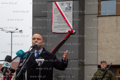 Budynek NSZZ Solidarność w Gdańsku. Uroczystość...
