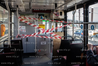 Gdańsk. Tramwaj nr 8. Z powodu zagrożenia epidemicznego...