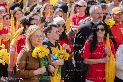 Gdańsk. Żonkilowa parada w ramach akcji Pola nadziei...