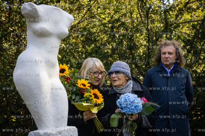 Sopot. Park Północny. Odsłonięcie rzeźby „Biała...