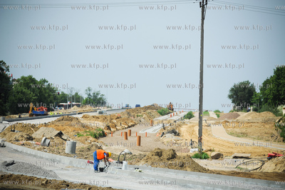 Gdansk. Budowa ulicy Nowej Lodzkiej oraz nowej lini...