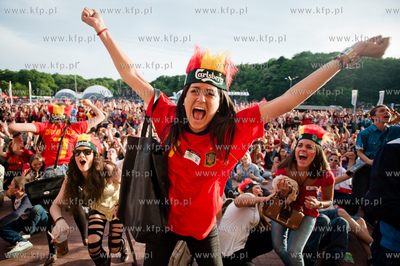 Gdansk. Fanzone - Strefa Kibica. Relacja meczu Mistrzostw...