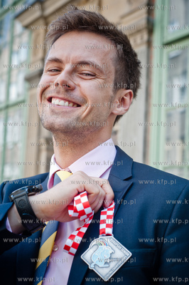 Gdansk. Florecista Pawel Kawiecki, zdobywca srebrnego...