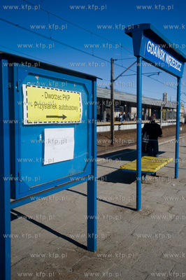 Gdansk. Remont i rozbudowa dworca kolejowego PKP we...