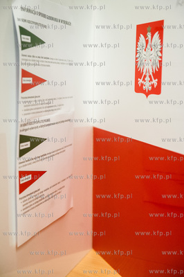 Gdansk. Kielpino Gorne. Obwodowa Komisja Wyborcza nr....