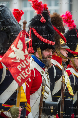 Tczew. Plac Hallera. Piata inscenizacja historyczna...