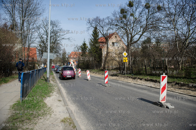 Gdansk. Wrzeszcz. Pierwszy dzien rementu ulicy Sobieskiego.
05.04.2016
fot....