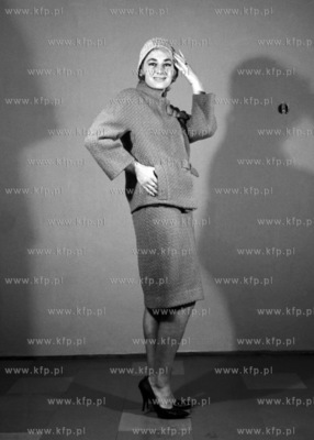 Moda lat 60. 1960 0003370z Fot. Zbigniew Kosycarz /...