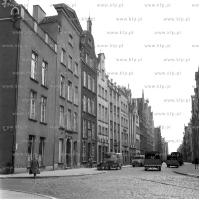 Ulica Ogarna w Gdańsku. (lata60). 1960 0008040z Fot....