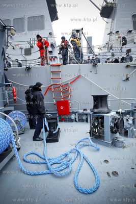 Zatoka Gdanska. Okret Marynarki Wojennej USA, USS RAMAGE...