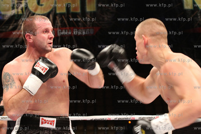 Gala Wojak Boxing Night w Gdyni. Nz.Walka pomiedzy...